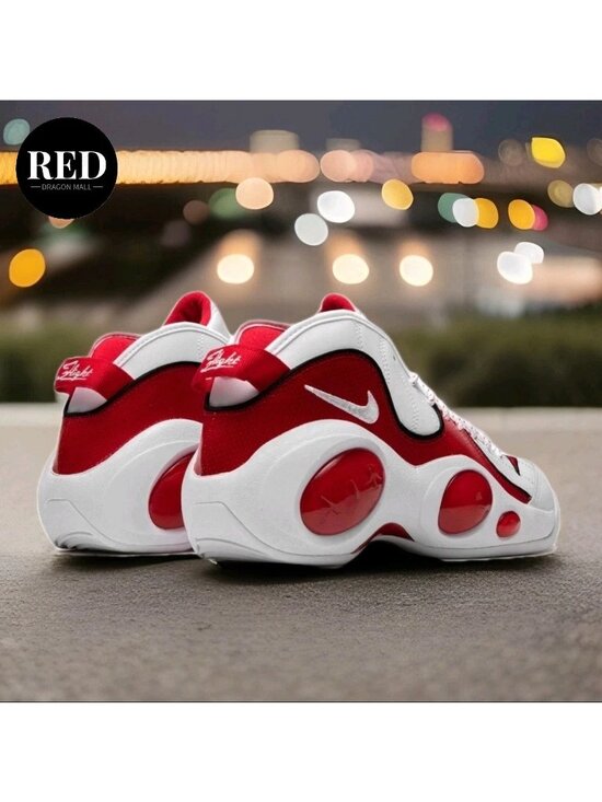 Nike Air Zoom Flight 95 Sneakers Shoes White True Red DX1165-100 - Men\'s Size 12 main image 7